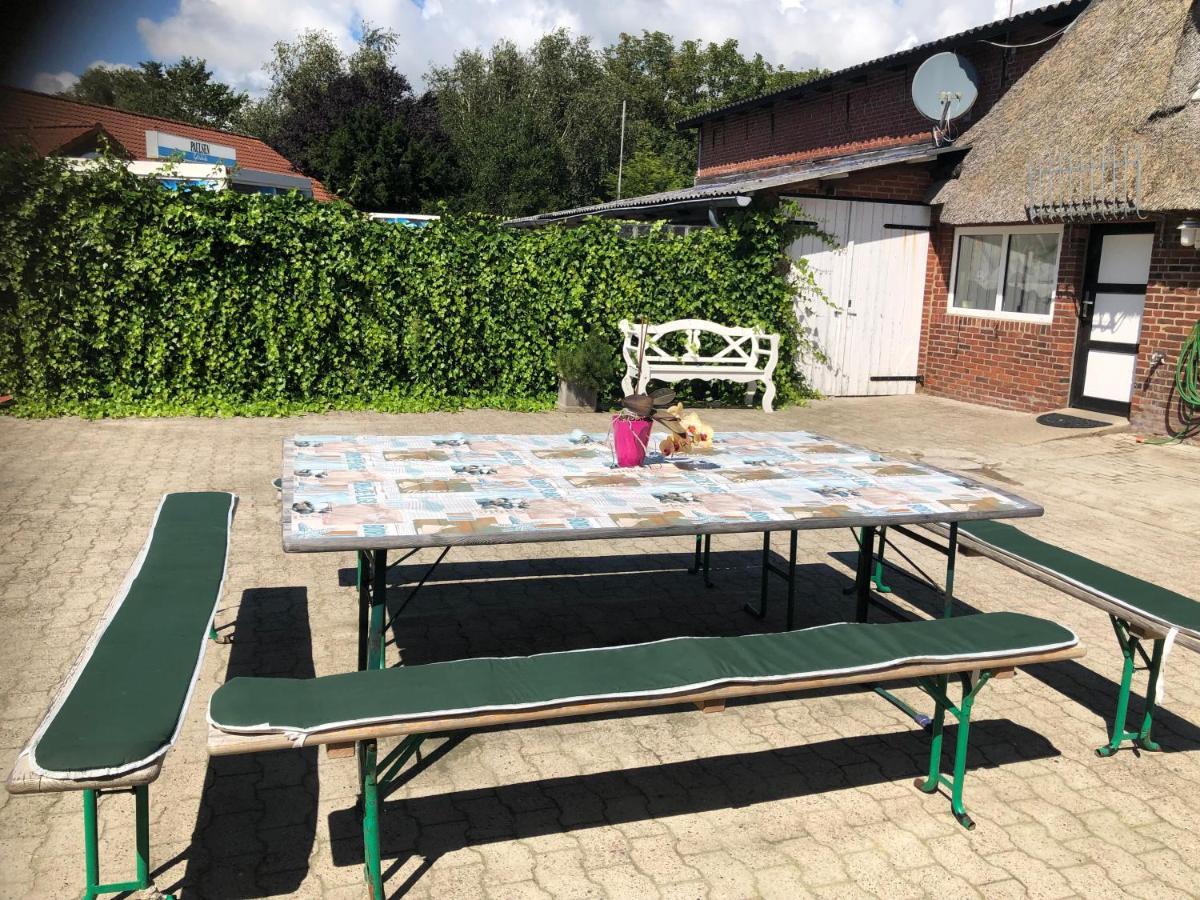 Grosszuegiges Reetdachhaus An Der Nordsee Langenhorn Ngoại thất bức ảnh