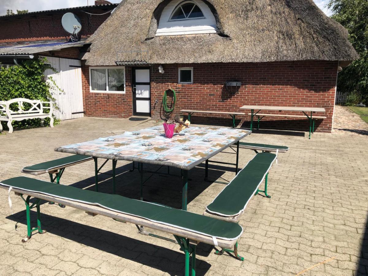 Grosszuegiges Reetdachhaus An Der Nordsee Langenhorn Ngoại thất bức ảnh
